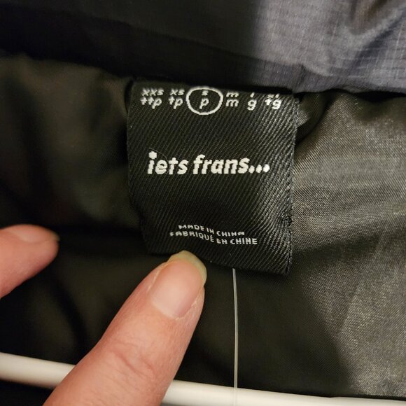 Urban Outfitters Iets Frans Men’s Quilted Puffer Vest NWT Black Small - Picture 5 of 11